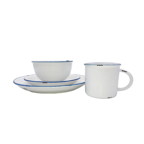 Canvas Home Tinware 4 Piece Place Setting