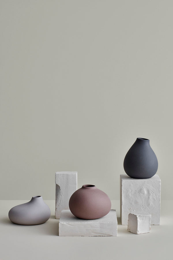 Blomus Nona Porcelain Mini Vases - Set of 3