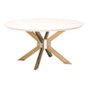 Essentials For Living Industry 60 inch Round Dining Table