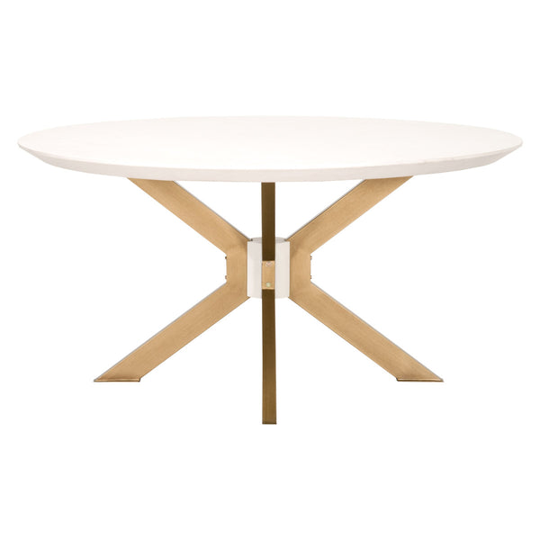 Essentials For Living Industry 60 inch Round Dining Table