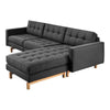 GUS Jane 2 Bi-Sectional Sofa Urban Tweed Ink Ash Natural 