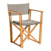 Skargaarden Kryss Lounge Chair Teak Light Grey Ashe 