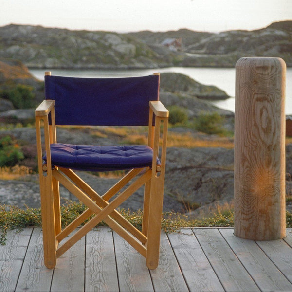 Skargaarden Kryss Lounge Chair Teak Beige Papyrus 