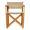 Skargaarden Kryss Dining Chair Teak Beige Papyrus 