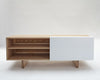 Mash Studios LAX Entertainment Shelf Ash / Glossy White 