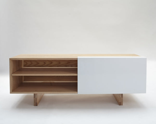 Mash Studios LAX Entertainment Shelf White Aluminum 