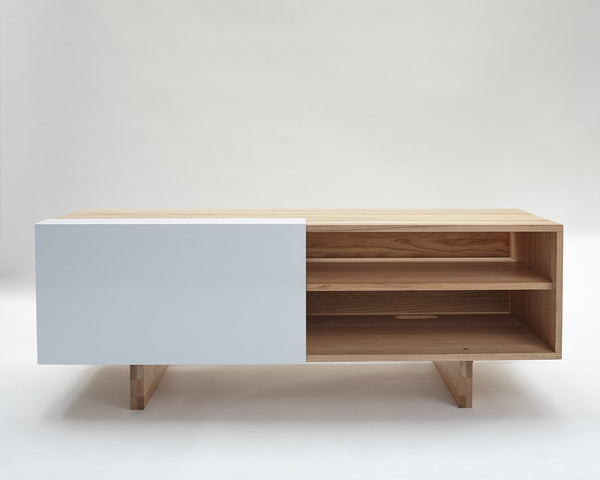 Mash Studios LAX Entertainment Shelf White Aluminum 