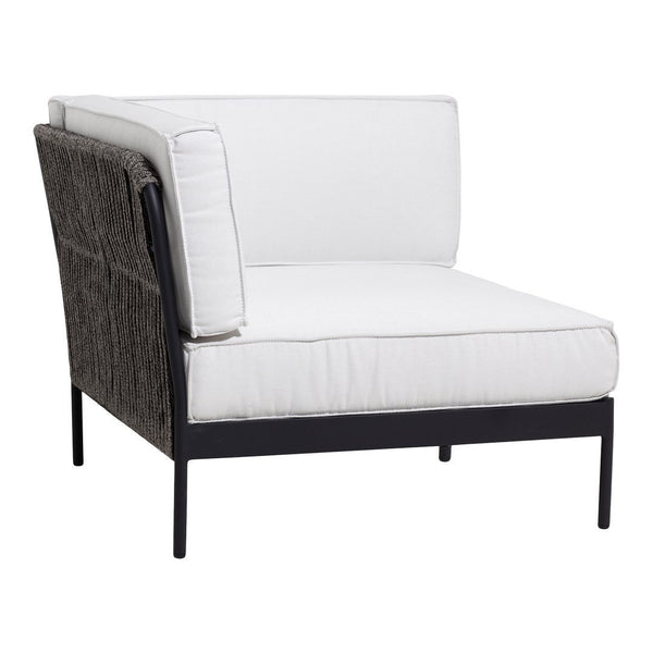 Skargaarden Lido Corner Sofa Section Dark Grey Silver Grey Sunbrella 3741 