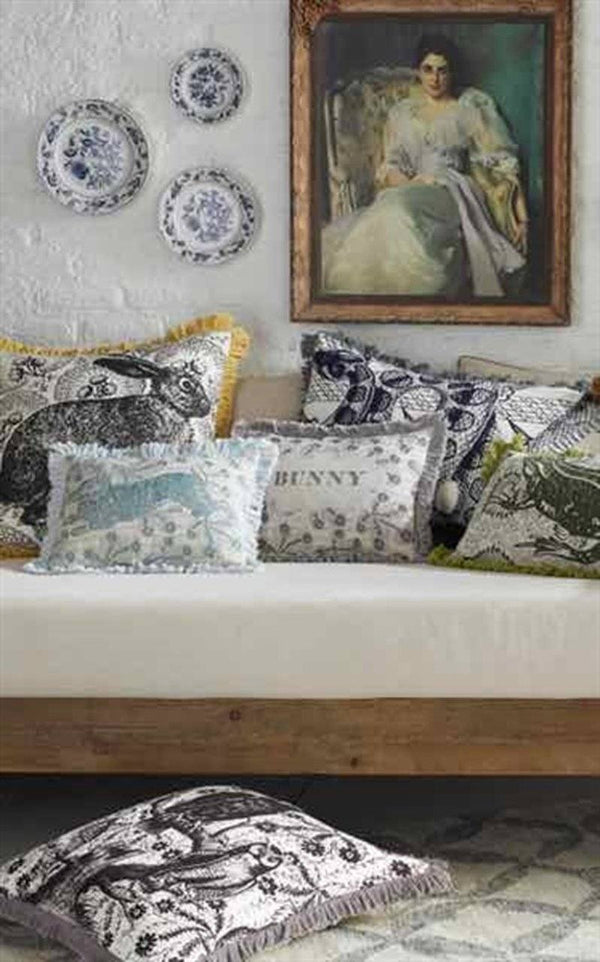 Thomas Paul Rattle Linen Pillow 