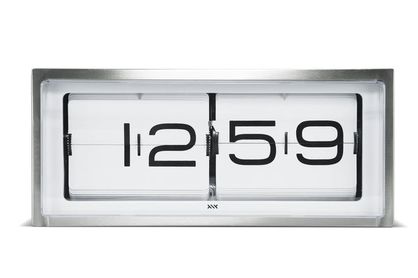 LEFF Amsterdam Brick Wall/Desk Clock - White Face 