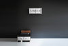 LEFF Amsterdam Brick Wall/Desk Clock - White Face 