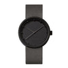 LEFF Amsterdam D38 Watch Black / Grey Cordura Leather Strap 