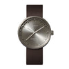 LEFF Amsterdam D42 Watch Steel / Brown Leather Strap 