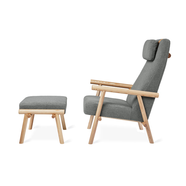 GUS Modern Labrador Chair & Ottoman