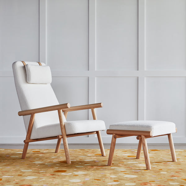 GUS Modern Labrador Chair & Ottoman