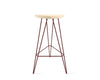 Tronk Madison Bar Stool 30" Blood Red Maple 