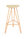 Tronk Madison Bar Stool 30" Orange Maple 