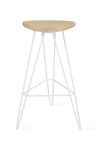 Tronk Madison Bar Stool 30" White Maple 