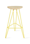 Tronk Madison Bar Stool 30" Yellow Maple 