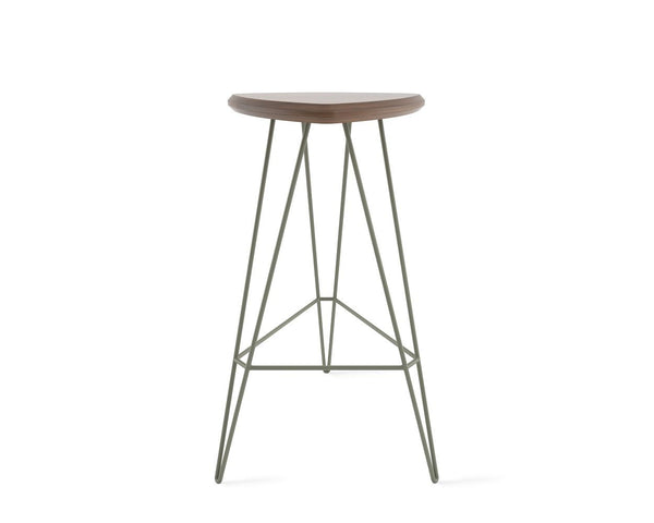 Tronk Madison Bar Stool 30" Green Walnut 