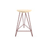 Tronk Madison Counter Stool 26" Blood Red Maple 