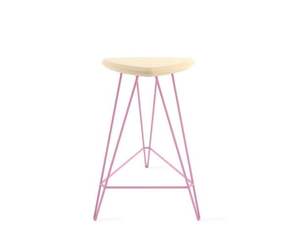 Tronk Madison Counter Stool 26" Green Walnut 