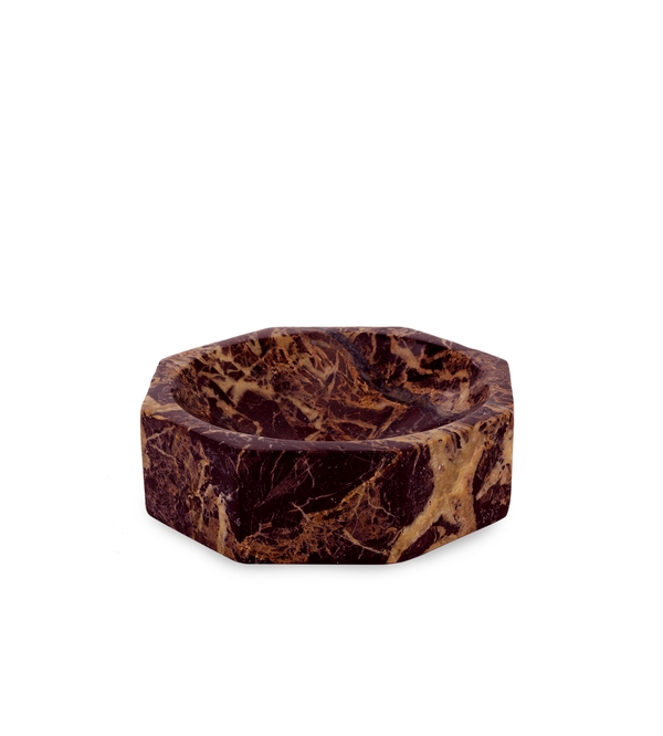Sir Madam Marble Modernist Octangular Bowl