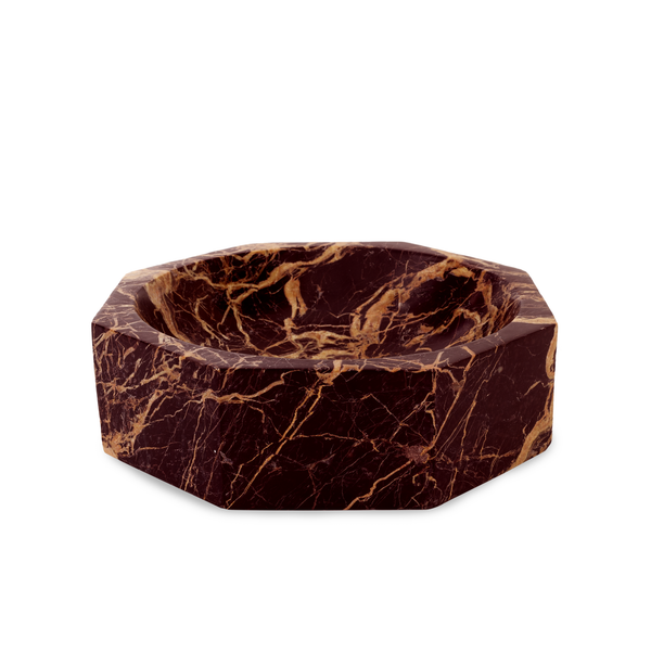 Sir Madam Marble Modernist Octangular Bowl