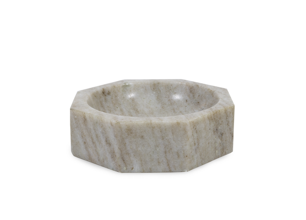 Sir Madam Marble Modernist Octangular Bowl