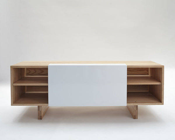 Mash Studios LAX Entertainment Shelf White Aluminum 