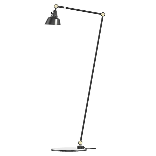 Midgard Modular 556 Floor Lamp Black 1st arm 63” - 2nd arm 15.75” 