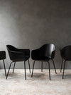 Audo Harbour Arm Chair - Steel - Shell