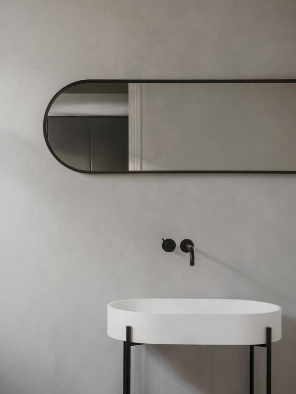 Menu Oval Wall Mirror Black 