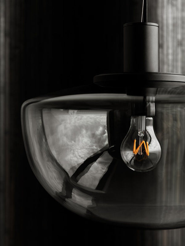 Menu Bank Pendant Smoked Glass 