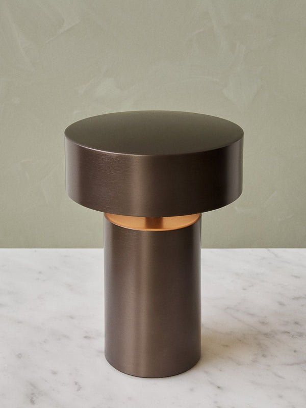 Menu Column LED Table Lamp Bronze 