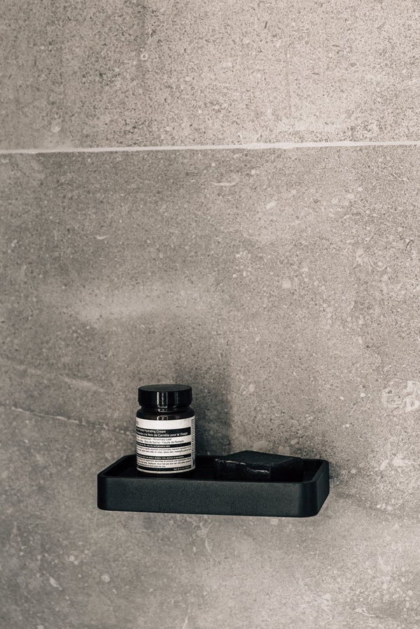 Menu Norm Bath Shower Tray Black w. Black Marble 