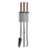 Conmoto Peter Maly Wall Mounted Fireplace Tools 