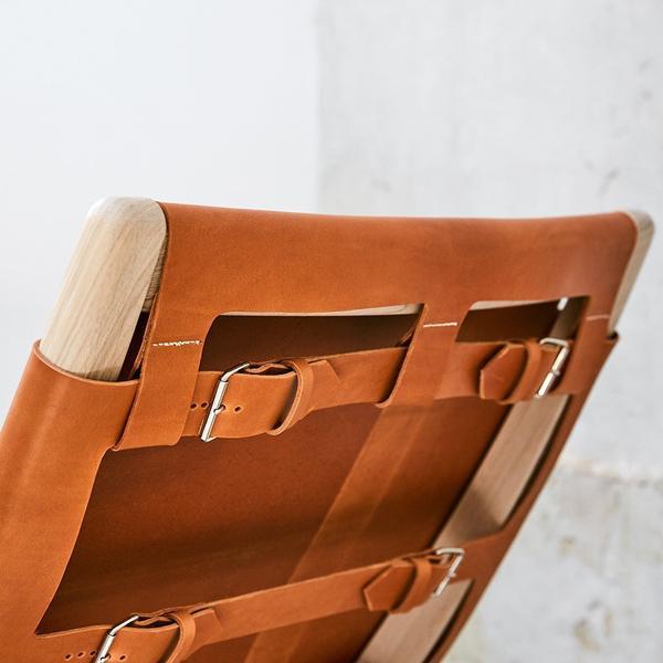 Mater Rocker Chair Whiskey Leather 