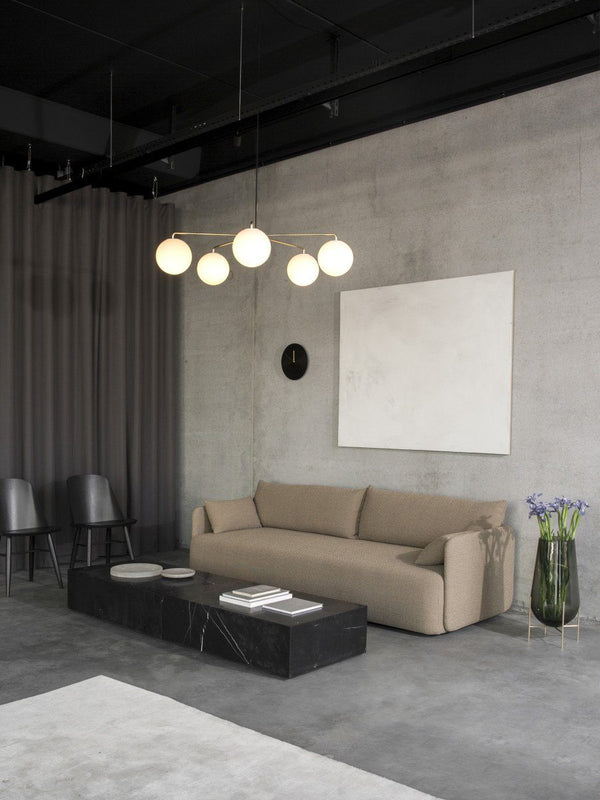 Menu Plinth Low White Carrara Marble 