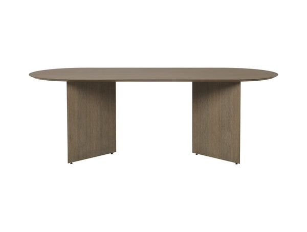 Ferm Living Mingle Table Top - Oval 220cm Black Veneer 