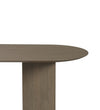 Ferm Living Mingle Table Top - Oval 220cm Dark Stained Oak Veneer 