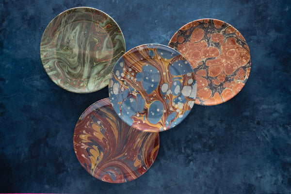 Siren Song Library Marble Side Plates - Set of 4