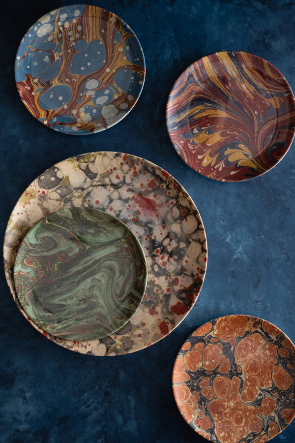 Siren Song Library Marble Side Plates - Set of 4