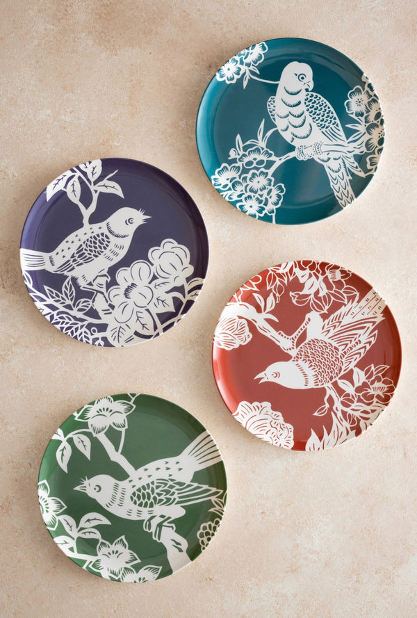 Thomas Paul Aviary Side Plate - Set of 4