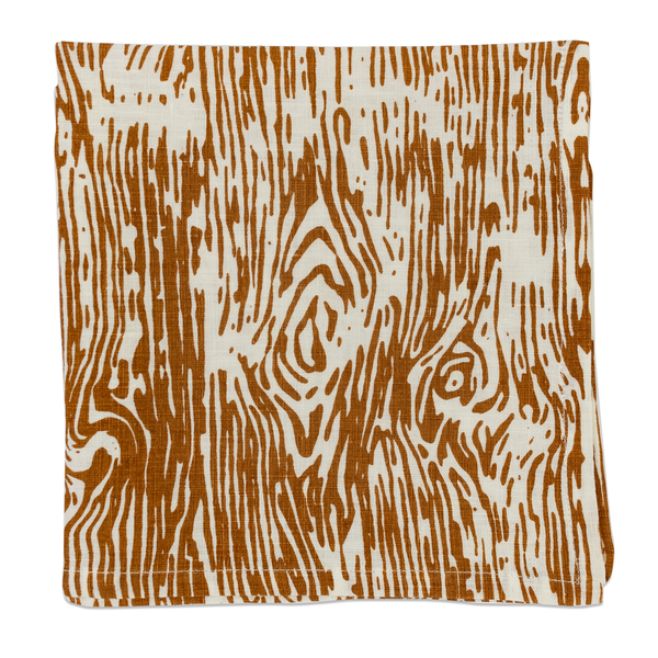 Sir Madam Faux Bois Linen Napkins - Set of 4