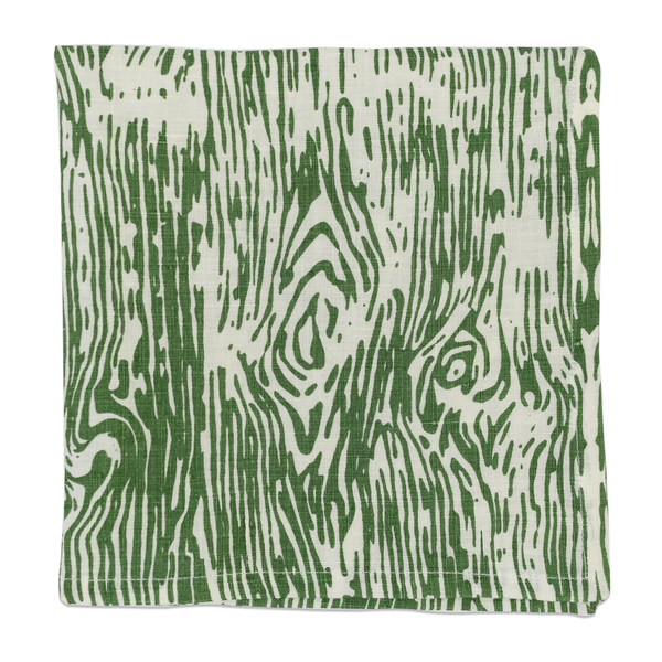 Sir Madam Faux Bois Linen Napkins - Set of 4