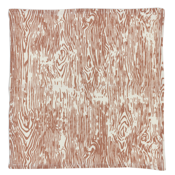 Sir Madam Faux Bois Linen Napkins - Set of 4