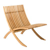 Skargaarden Nozib Lounge Chair Teak Black 