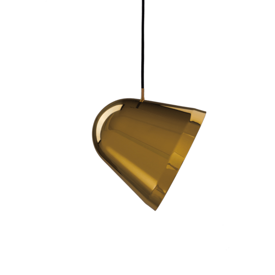 NYTA Tilt Brass Pendant - Large 