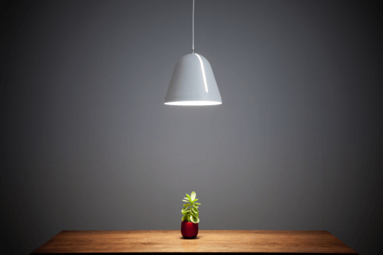 NYTA Tilt Pendant - Large Matte White 